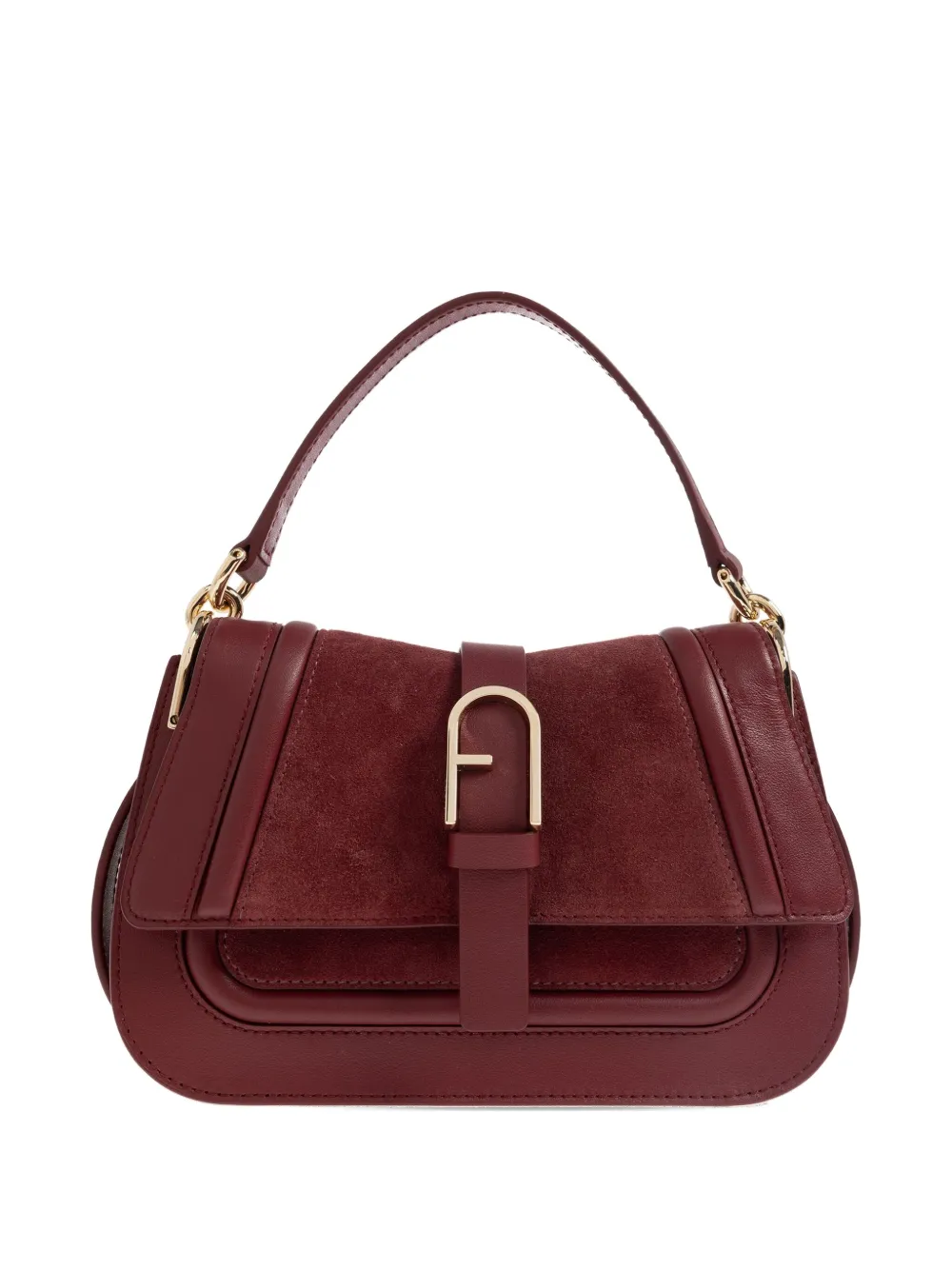 Furla Mini Flow Tote Bag In Red