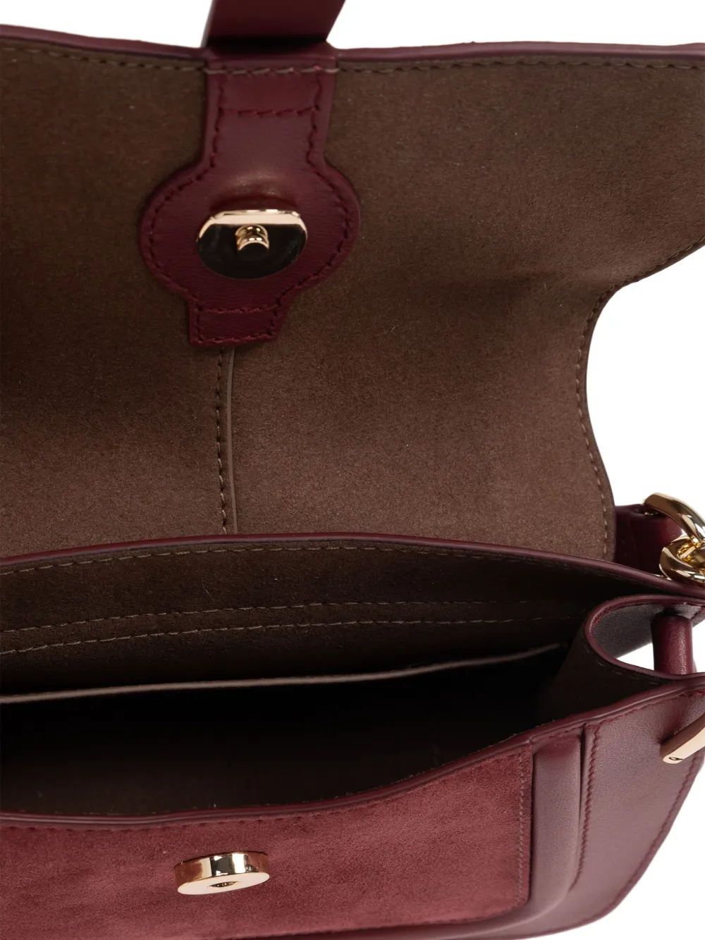 Furla Mini Flow Tote Bag In Red
