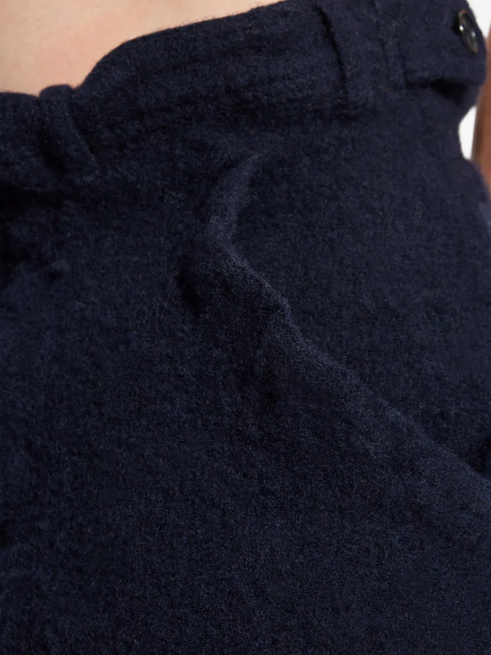 Comme Des Garçons Shirt Tweekleurige broek Blauw