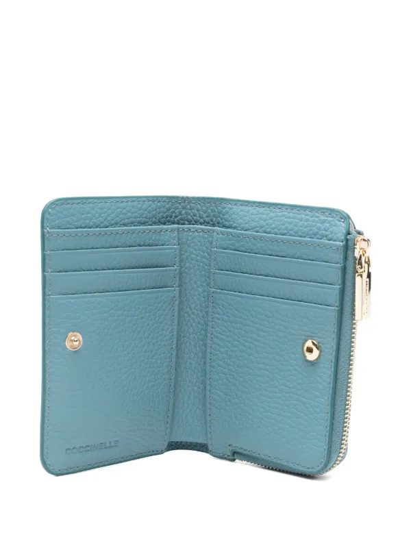 【coccinelle】ティファニーブルー　　No.667 Coccinelle Leather Wallet | Blue | FARFETCH