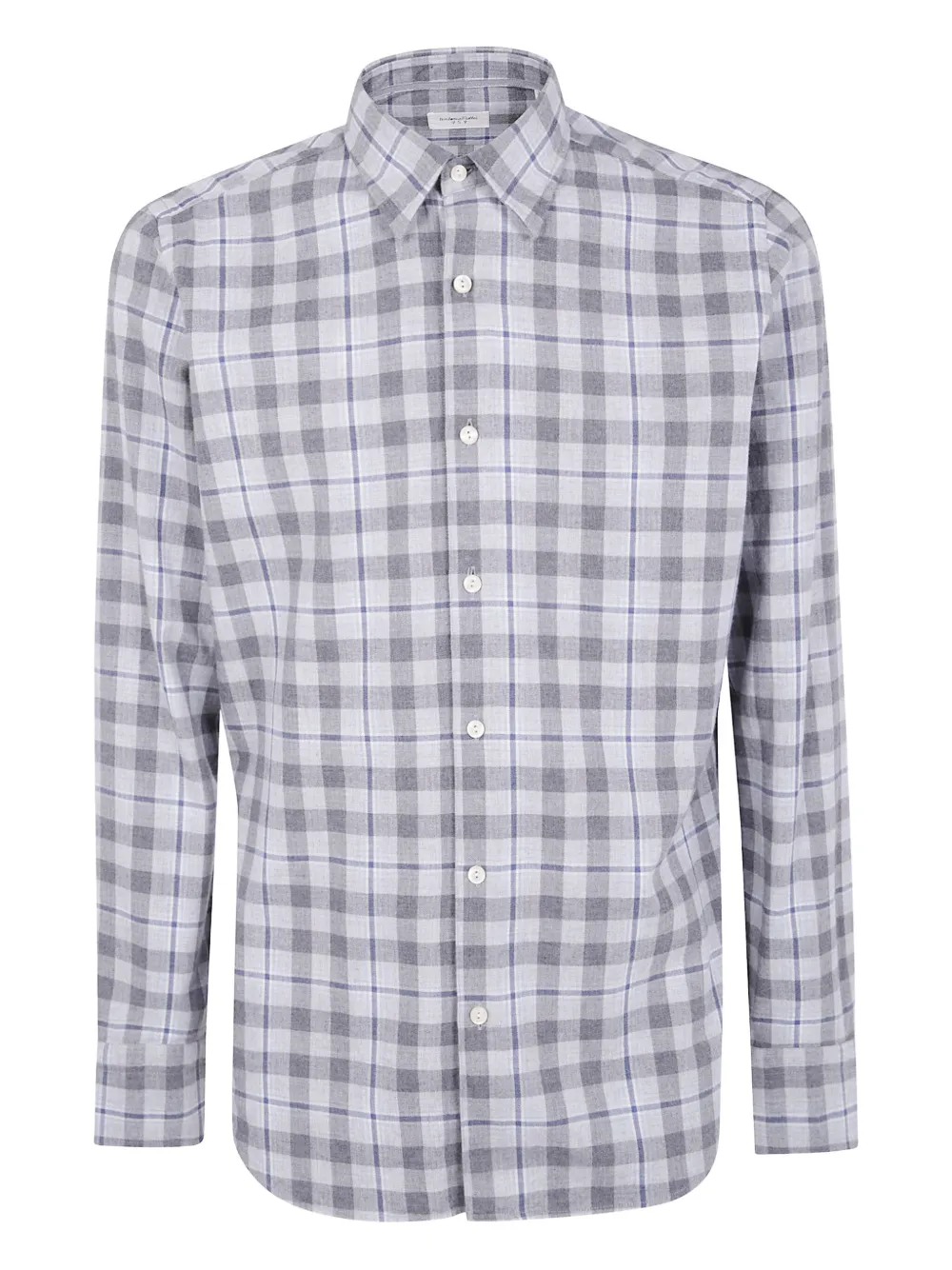 Tintoria Mattei camisa a cuadros | gris | Image 1