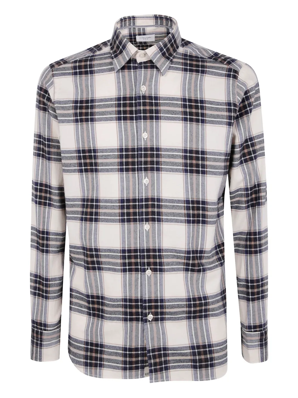 Tintoria Mattei camisa a cuadros tartán | neutro | Image 1
