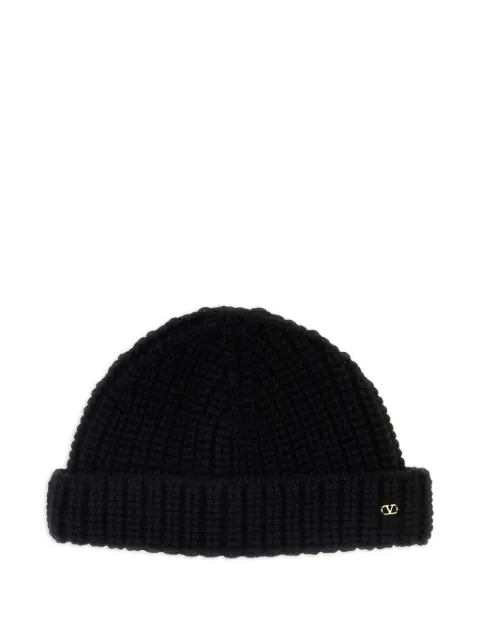Valentino Garavani VLogo knitted beanie hat