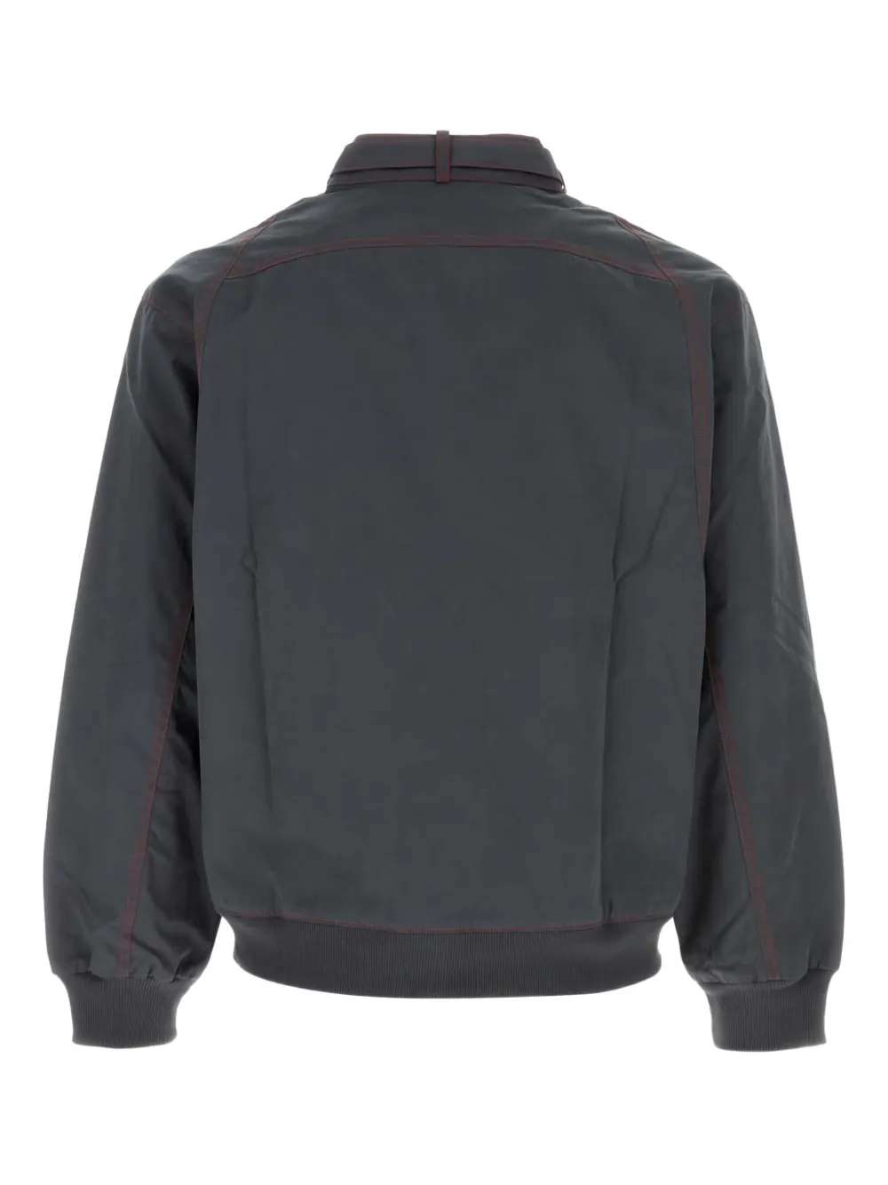 Gimaguas Ribbed Cuff Jacket Featuring Front Pockets In Green