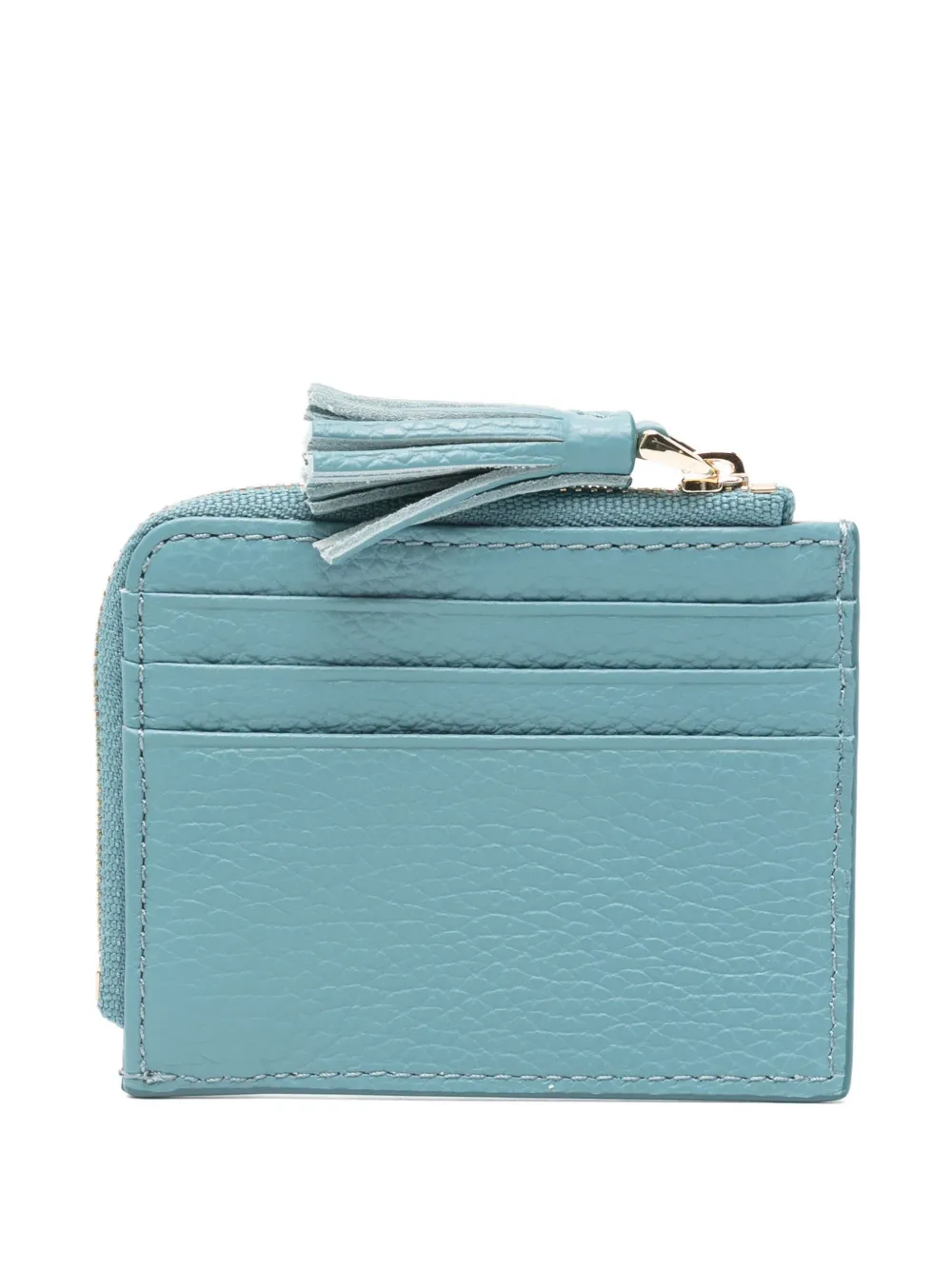 Coccinelle tassel leather wallet - Blauw