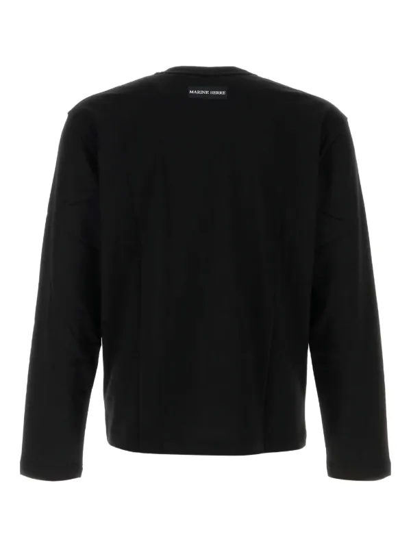 Marine Serre ロングTシャツ | ブラック | FARFETCH JP Marine Serre ロングTシャツ | ブラック | FARFETCH JP