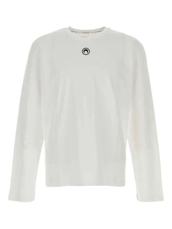 Marine Serre ロゴ Tシャツ | ホワイト | FARFETCH JP