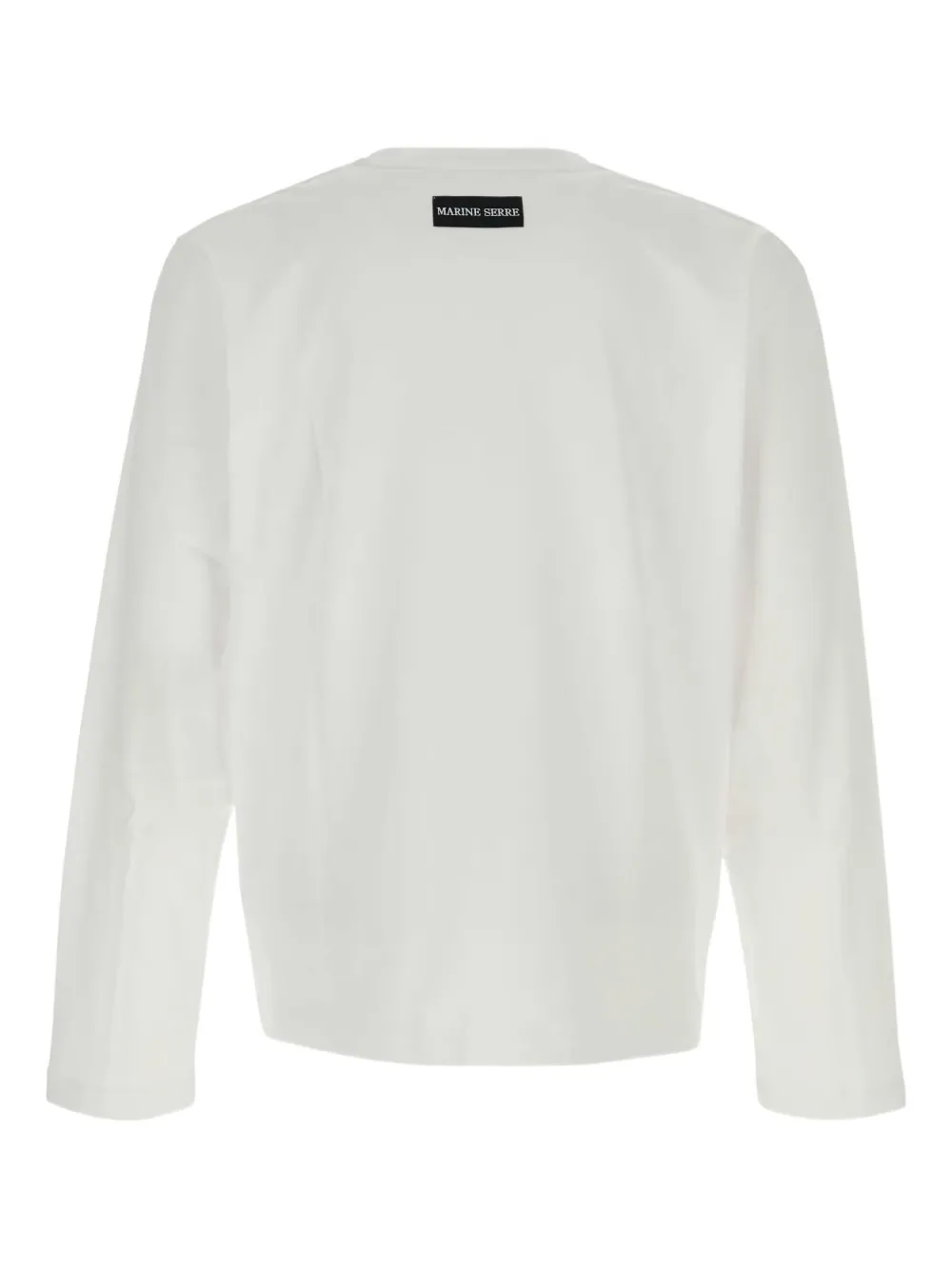 Marine Serre logo T-shirt - Wit