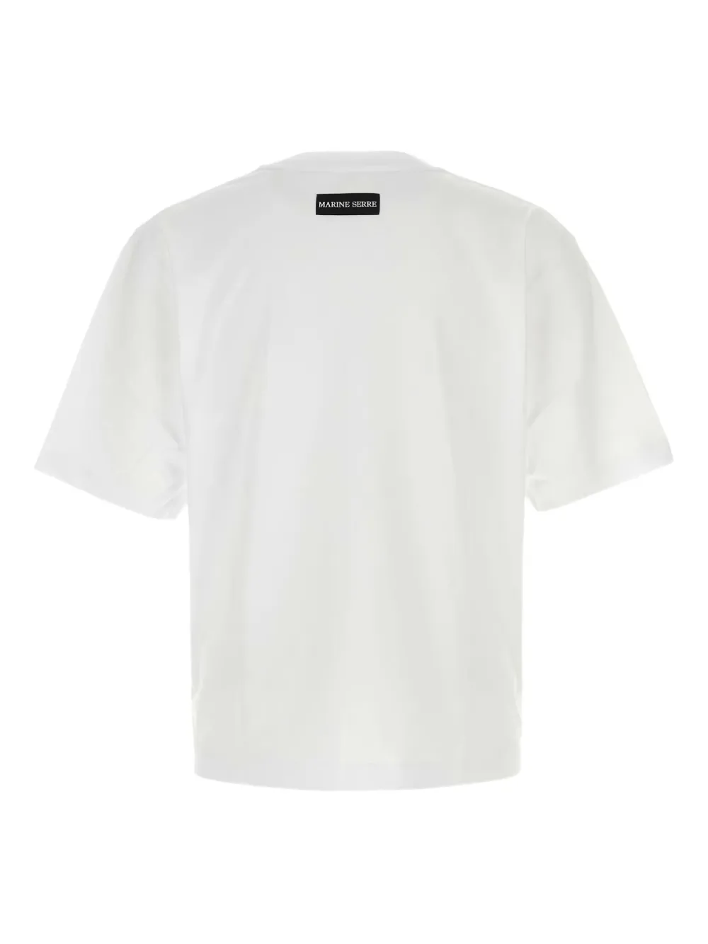Marine Serre logo T-shirt - Wit