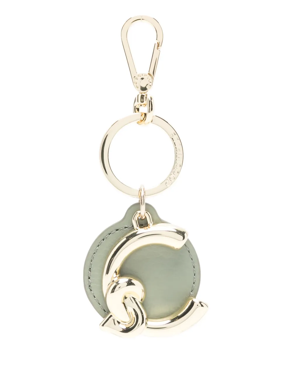 Coccinelle logo-charm keyring | Gold | Image 1