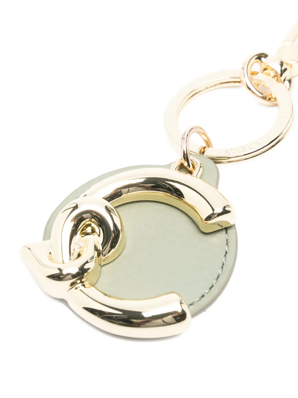 Coccinelle Sleutelhanger met logo amulet Goud