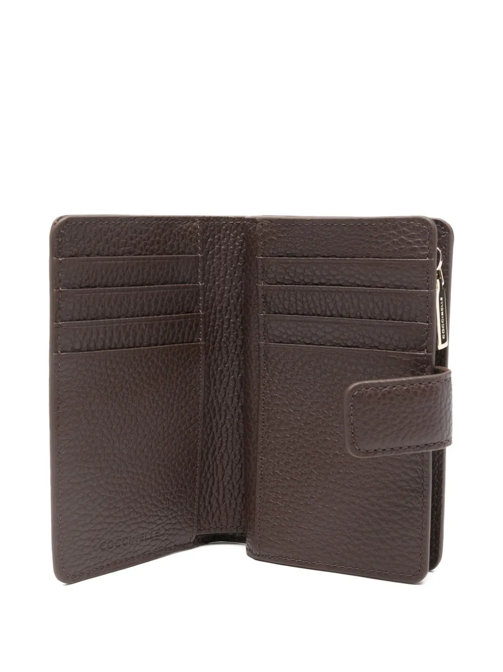 Coccinelle Leren portemonnee met omslag Bruin