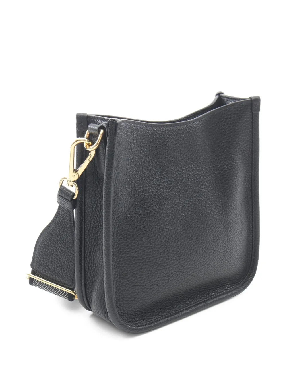 Pre-owned Prada 2010-2025 Mini Vitello Daino Soft Shoulder Bag In Black