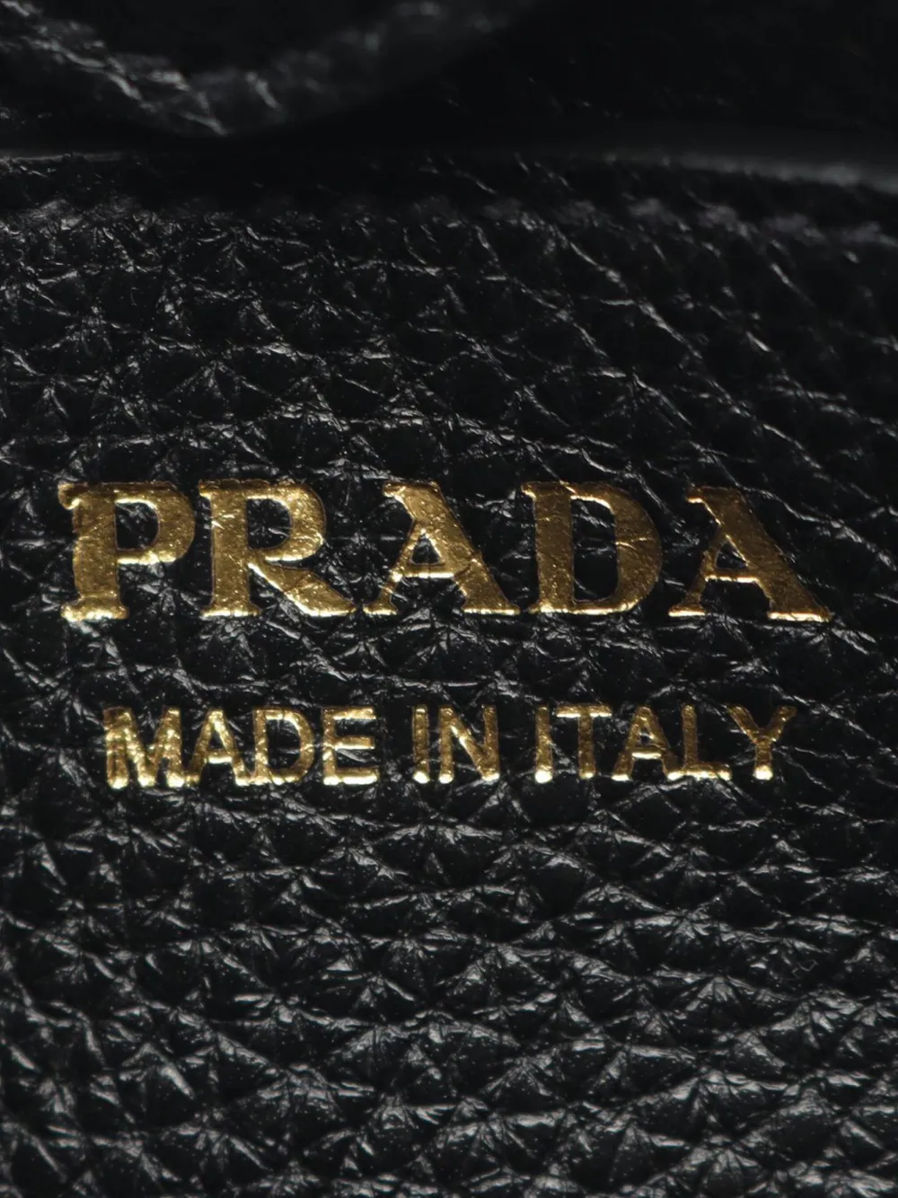 Pre-owned Prada 2010-2025 Mini Vitello Daino Soft Shoulder Bag In Black