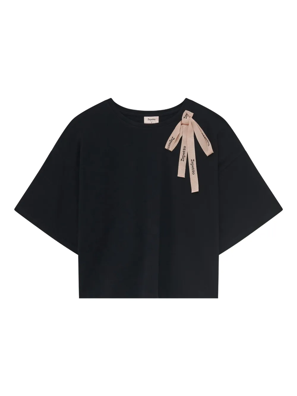 Repetto T-shirt con fiocco - Nero