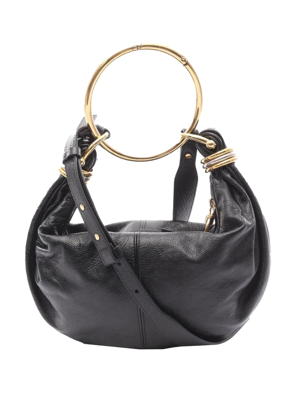Chloé Pre-Owned 2010-2025 Leather Bracelet hobo bag | Black | Image 1