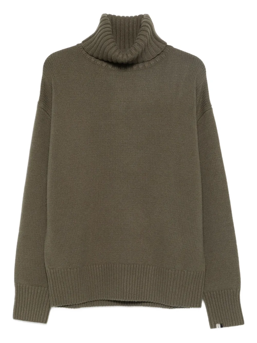 extreme cashmere roll-neck cashmere jumper - Green