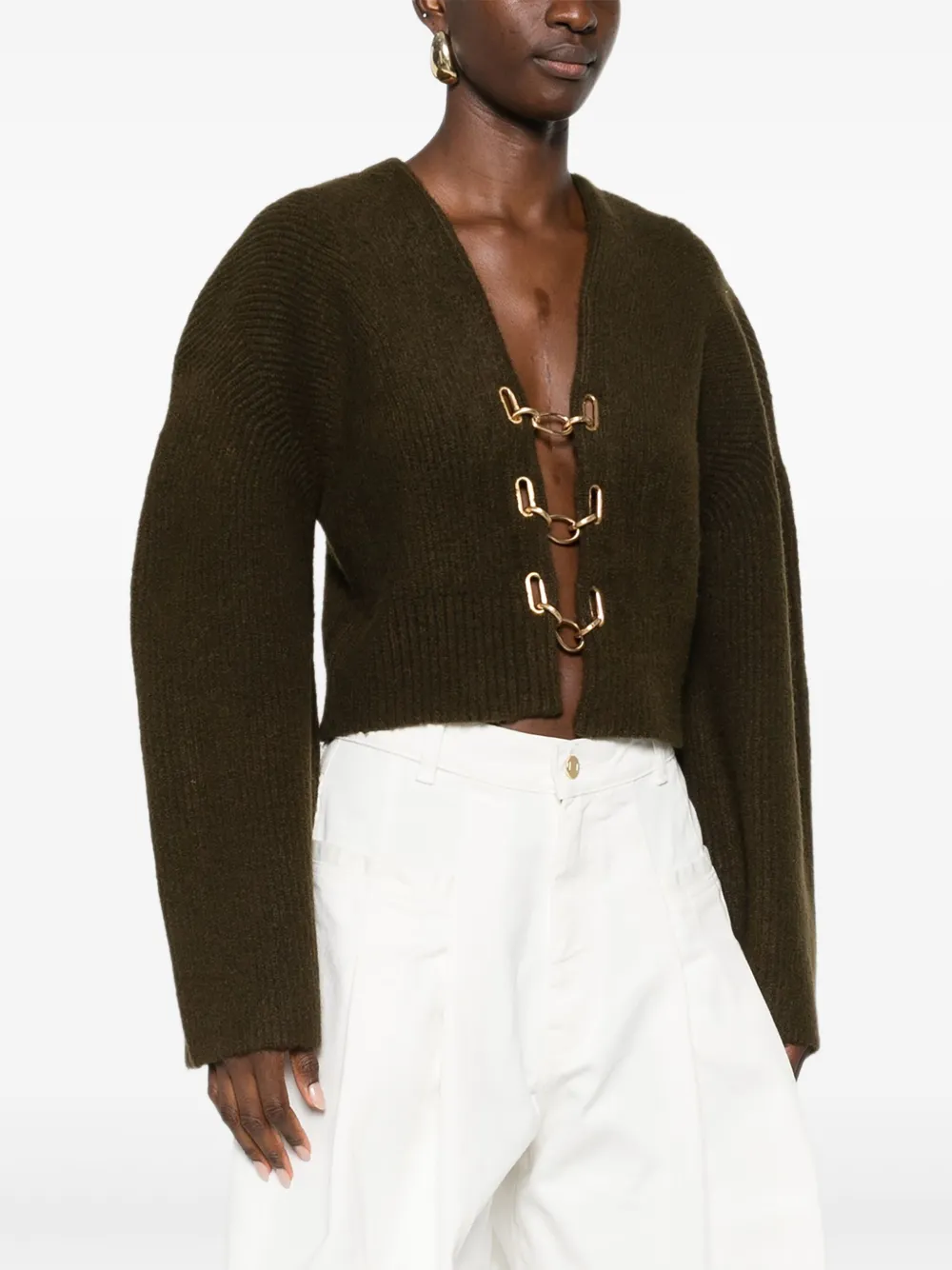 Cult Gaia Mayalu vest met haakdetail Groen