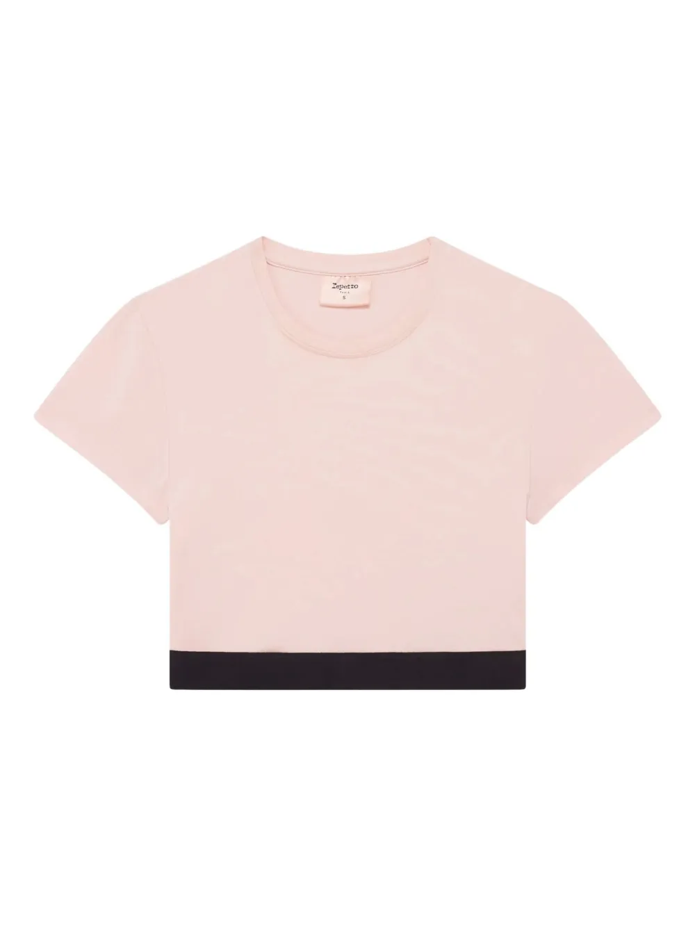 Repetto contrast panel performance T-shirt - Rosa