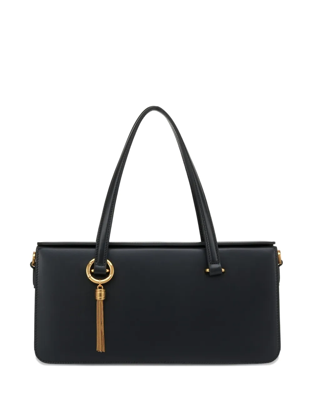 Potamy Medium Elongated Tote Bag In Black