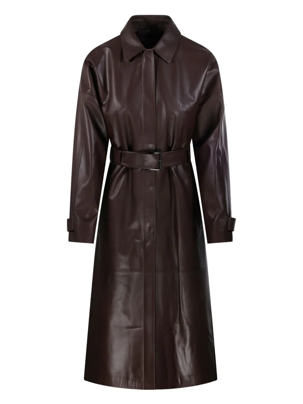 Desa 1972 Belted Jacket In Brown