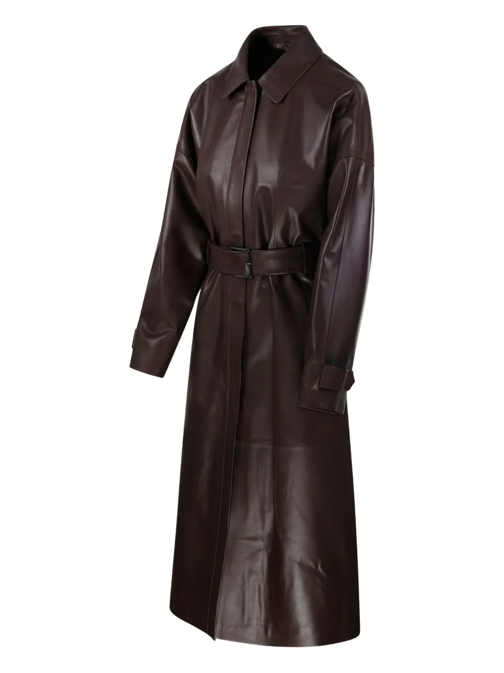 Desa 1972 Belted Jacket In Brown