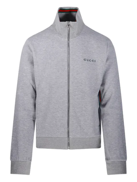 Gucci playera con cuello alzado y cierre