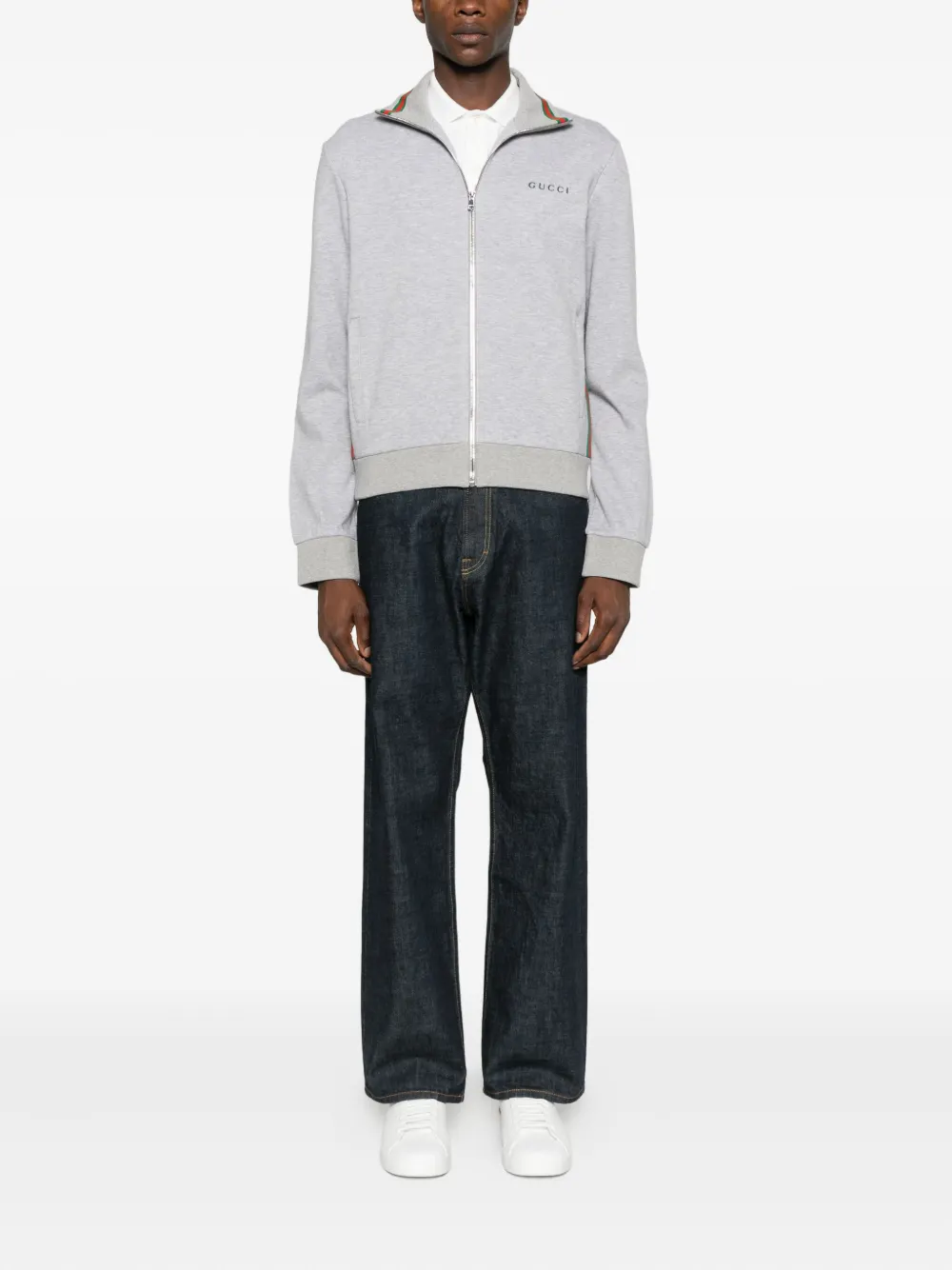 Gucci Sweater met rits Grijs