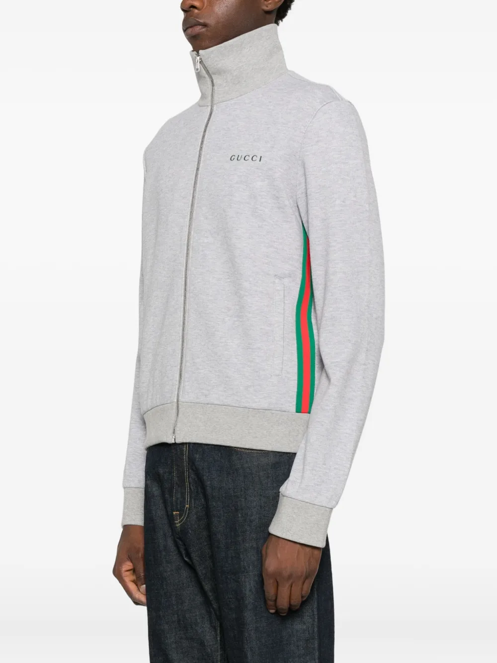 Gucci Sweater met rits Grijs