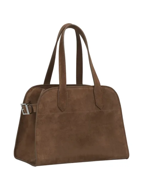 POTAMY suede tote bag