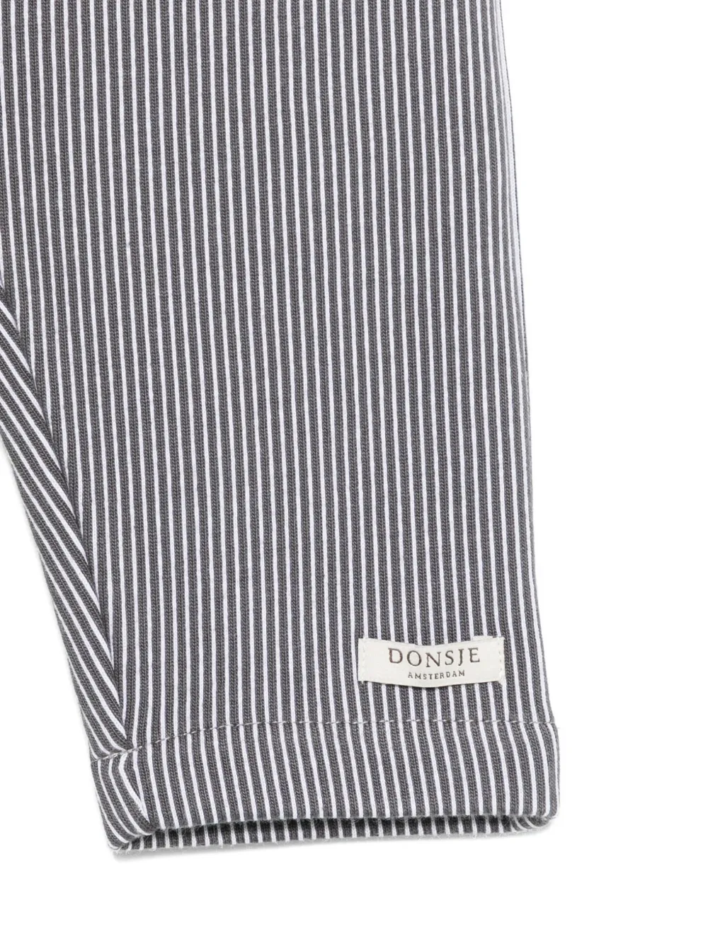 Donsje Gestreepte legging Grijs