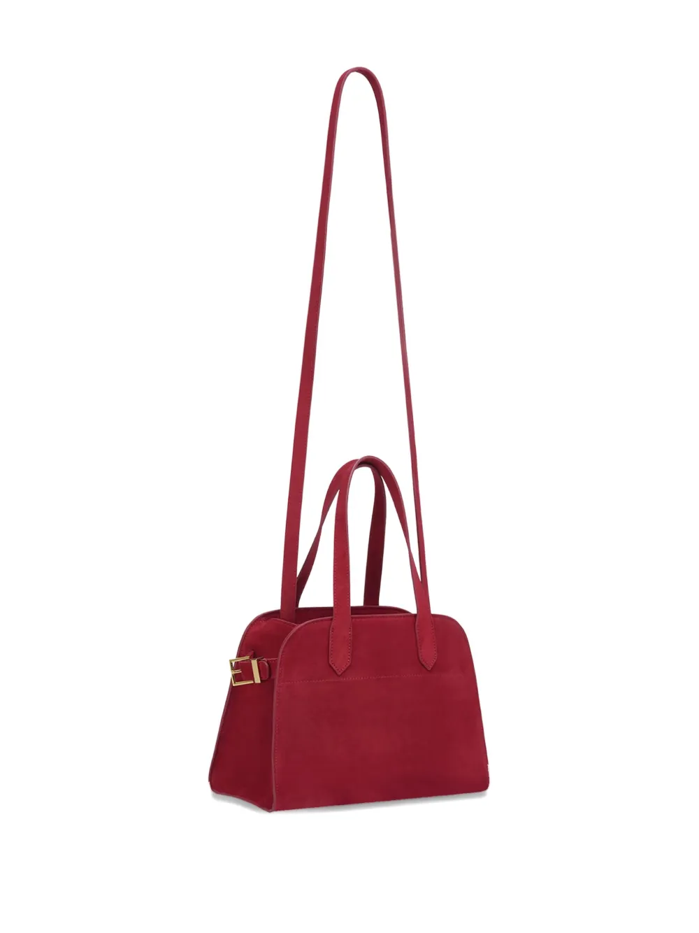 Potamy Mini Suede Tote Bag In Red
