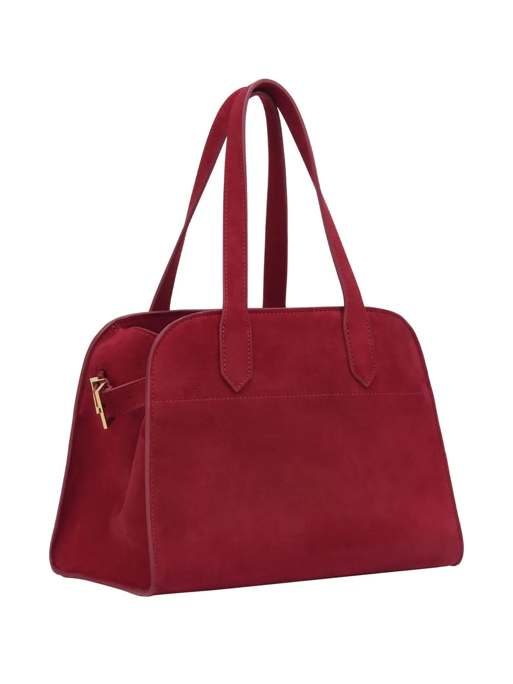 Potamy Mini Suede Tote Bag In Red