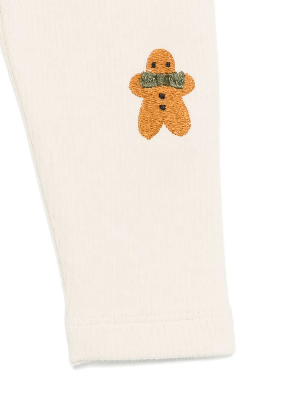 Donsje Broek met borduurwerk Beige