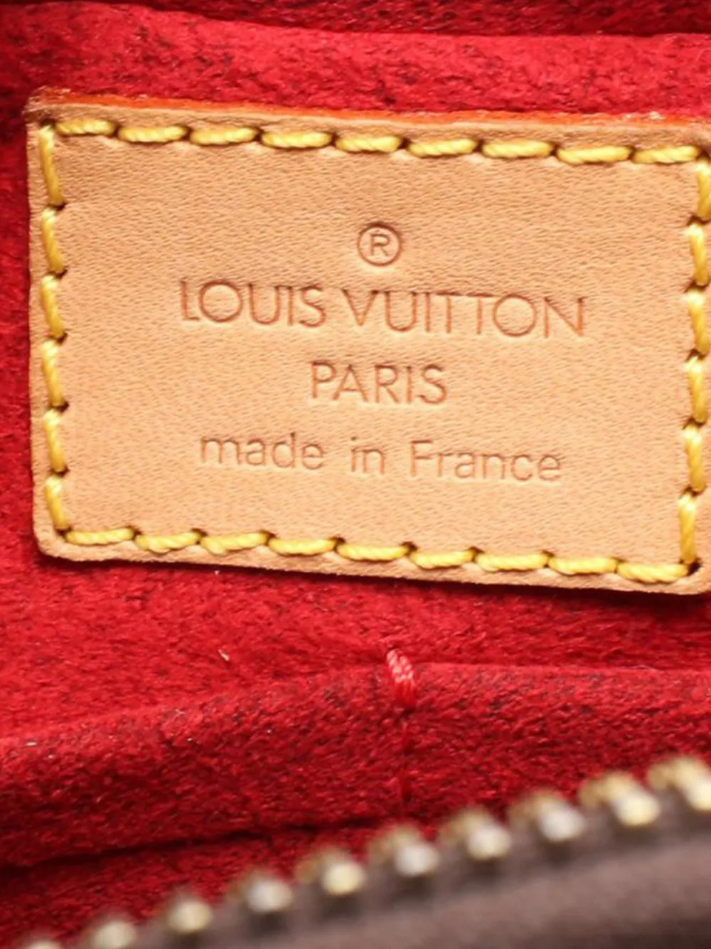 Pre-owned Louis Vuitton 2004 Monogram Viva Cite Mm Shoulder Bag In Brown
