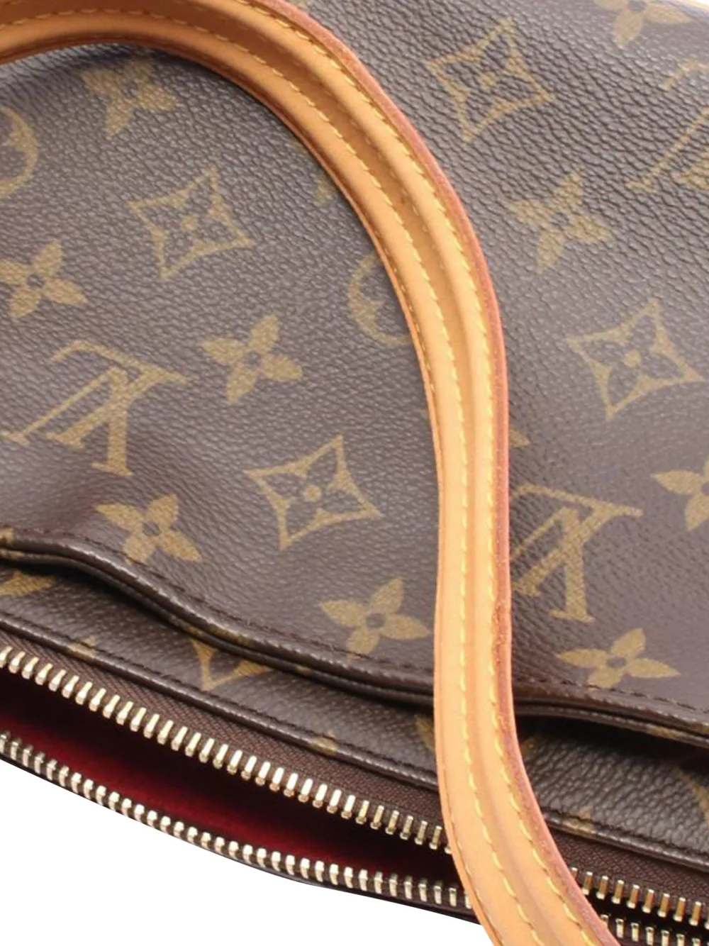 Pre-owned Louis Vuitton 2004 Monogram Viva Cite Mm Shoulder Bag In Brown