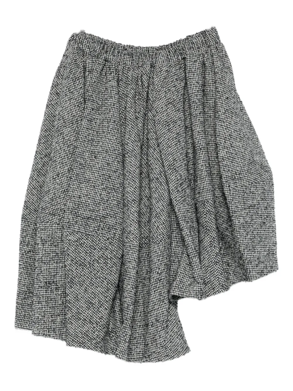 Comme Des Garçons Asymmetric Skirt In Gray