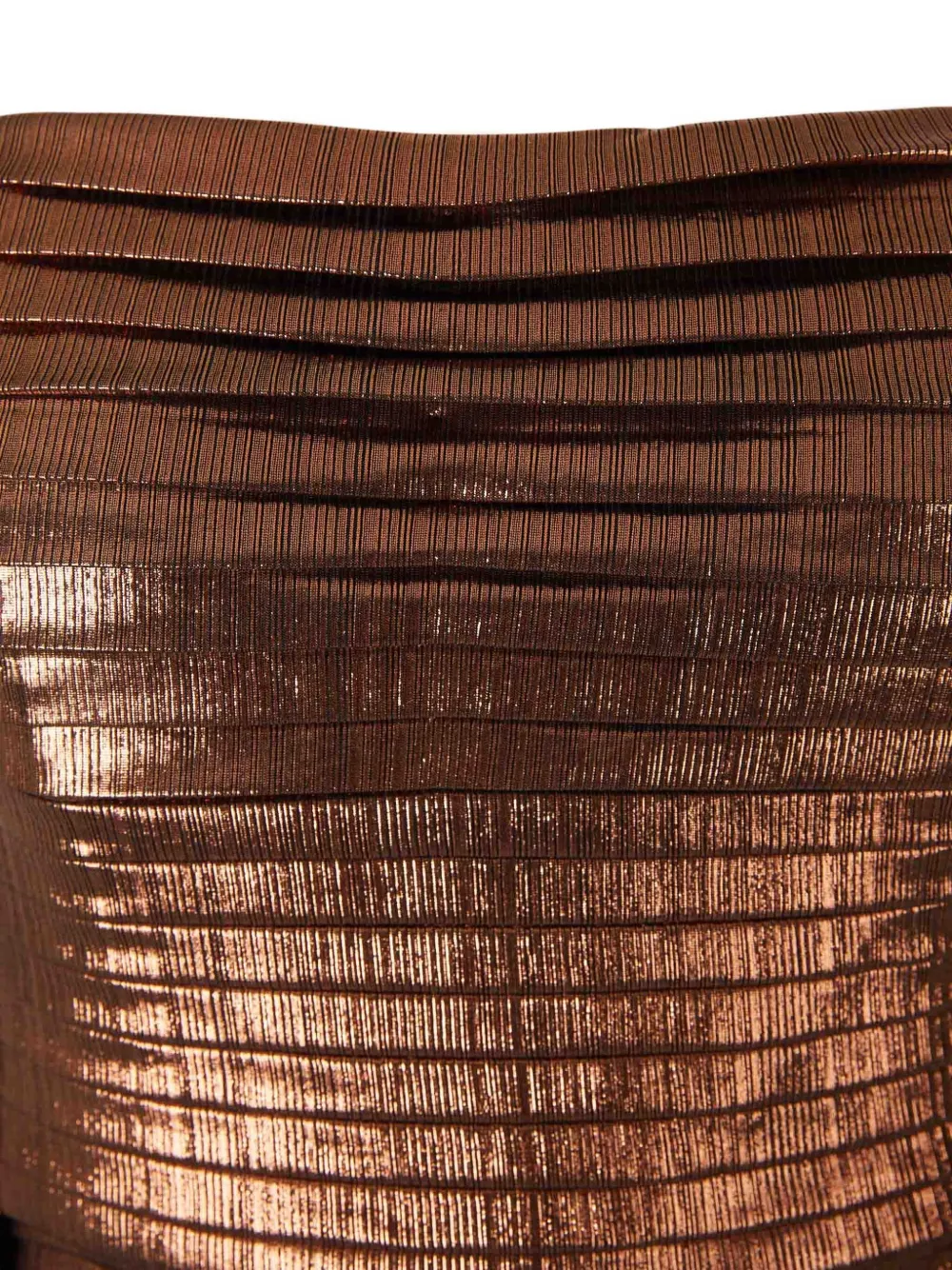 Retroféte Marcy Pleated Dress In Brown