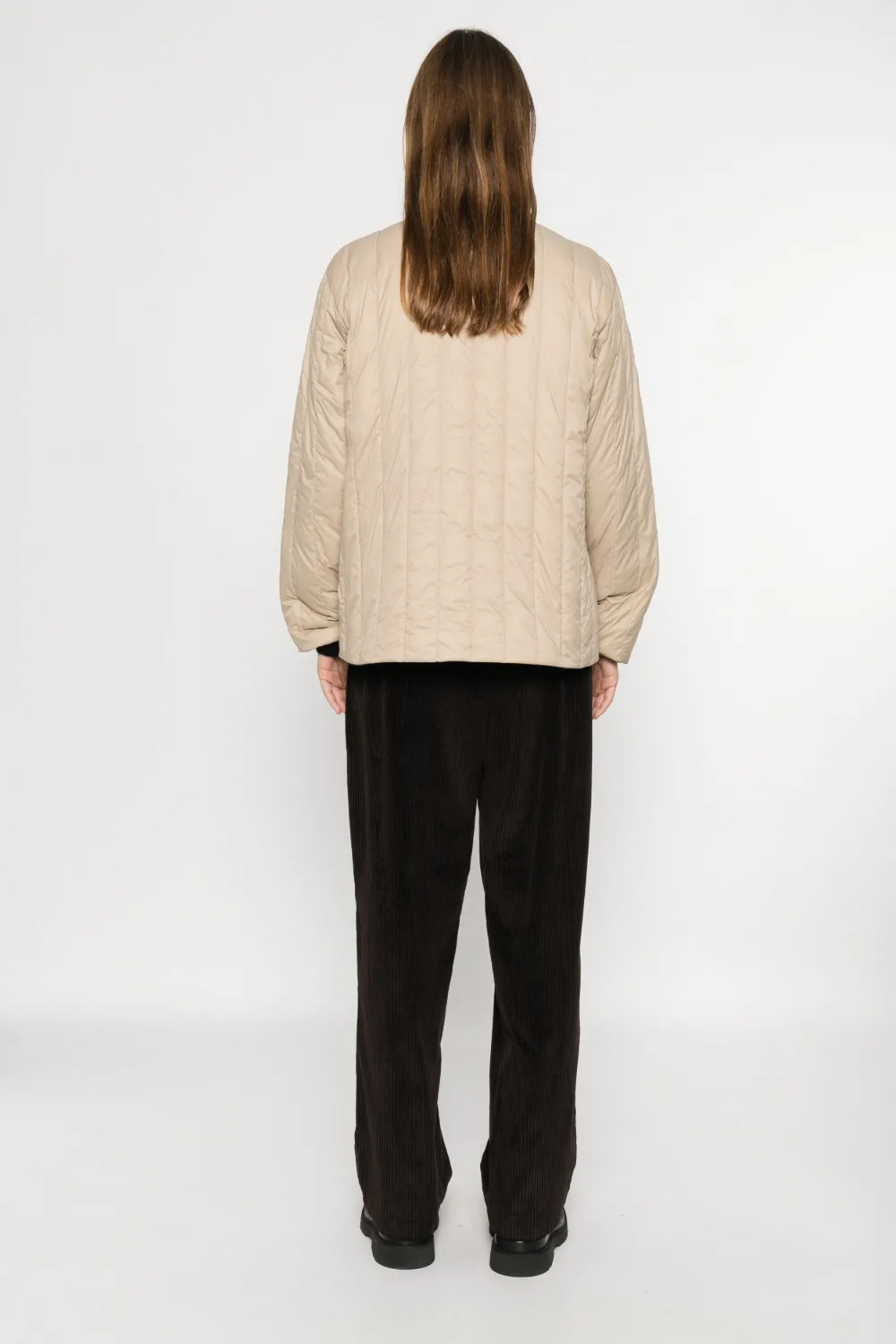Taion Quilted Jacket In Neutral