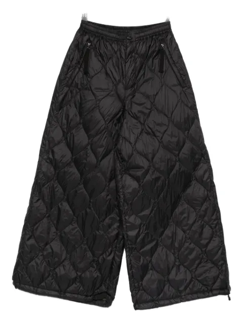 Taion quilted zip trousers