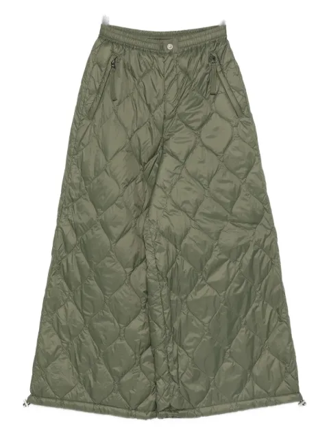 Taion quilted zip trousers