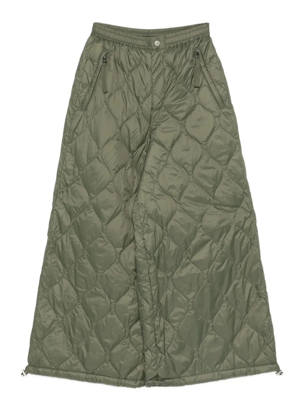 Taion pantalon zippé à design matelassé | vert | Image 1