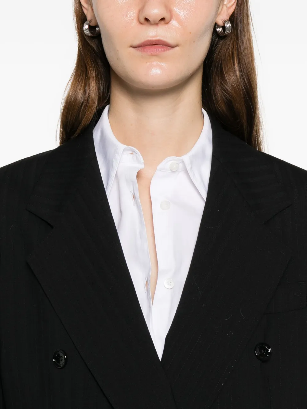 Tagliatore Jack met dubbele rij knopen Zwart