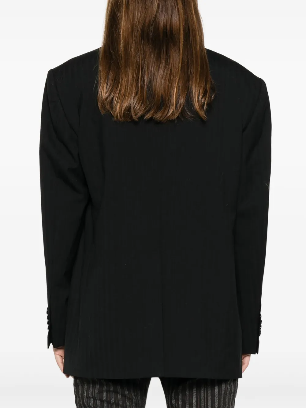 Tagliatore Jack met dubbele rij knopen Zwart