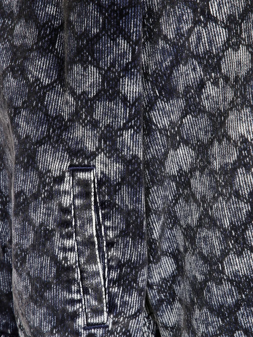 Daily Paper Trainingsjack met geometrisch patroon Blauw