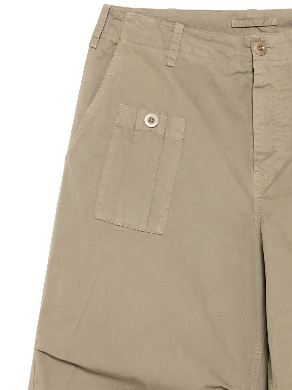Ten C Broek met knopen Beige