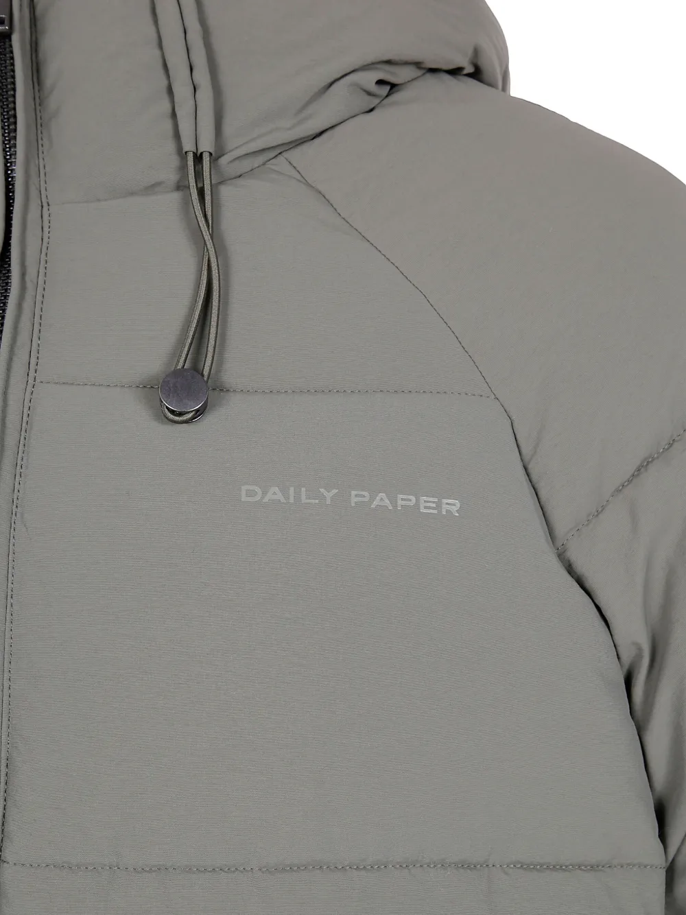 Daily Paper Donsjack met capuchon Grijs