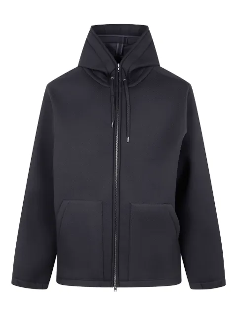 Herno hooded zip-up jacket