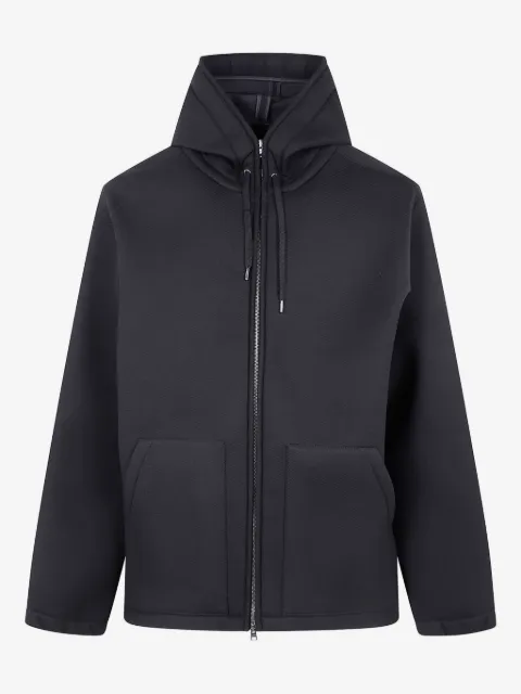Herno hooded zip-up jacket