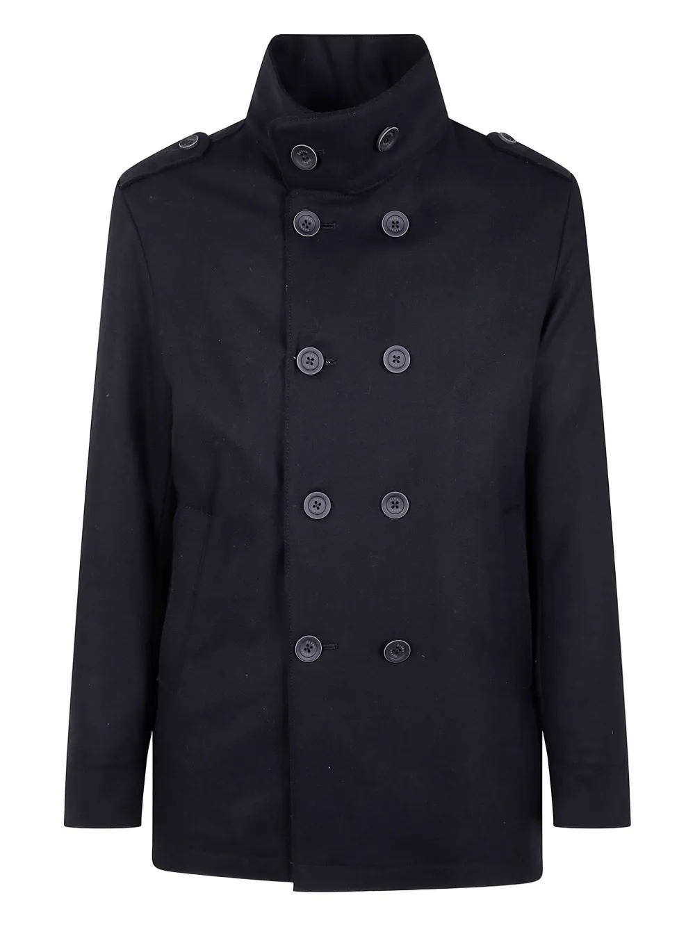 Herno double-breasted coat | Black | Image 1
